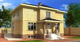 Строительство дома из пеноблока под ключ Кемерово цены от 12162 руб.