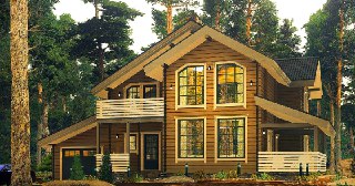 Строительство домов из двойного бруса под ключ Кемерово цены от 12775 руб.