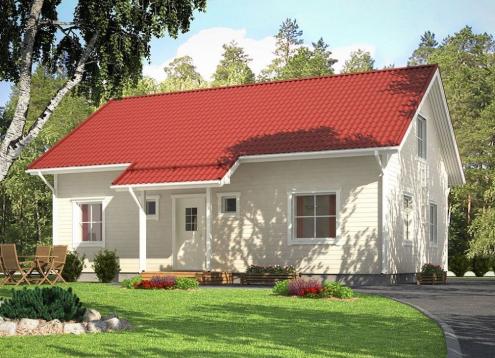 № 1020 Купить Проект дома Эконом 87-101. Закажите готовый проект № 1020 в Кемерово, цена 31320 руб.
