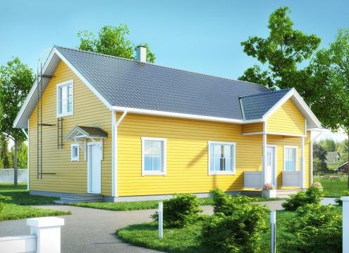 № 1107 Купить Проект дома Эконом 151-175. Закажите готовый проект № 1107 в Кемерово, цена 54360 руб.