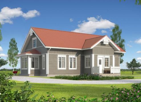 № 1117 Купить Проект дома Котикартано 155-185. Закажите готовый проект № 1117 в Кемерово, цена 55800 руб.