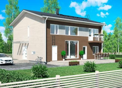 № 1125 Купить Проект дома Водпекер 165-197 Е 3. Закажите готовый проект № 1125 в Кемерово, цена 59400 руб.