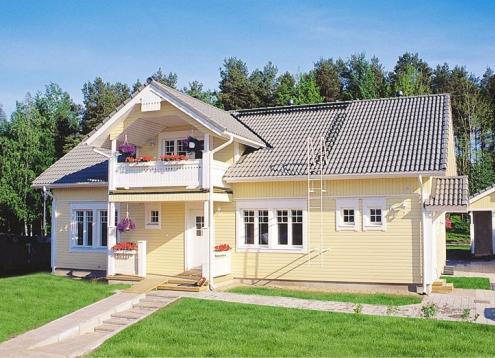 № 1181 Купить Проект дома Котикартано 111-165. Закажите готовый проект № 1181 в Кемерово, цена 39960 руб.