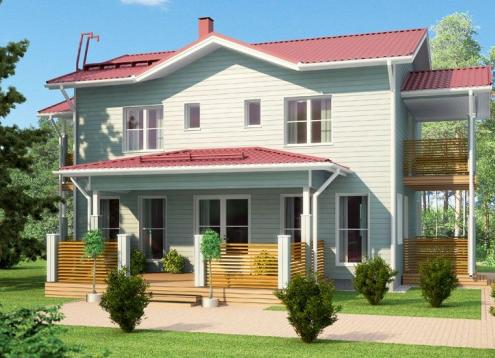 № 1203 Купить Проект дома Ратихера 149. Закажите готовый проект № 1203 в Кемерово, цена 53640 руб.