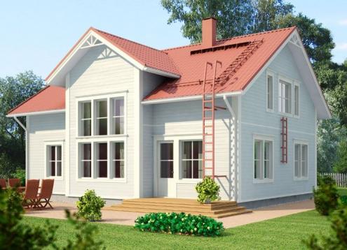 № 1212 Купить Проект дома Ностальгия 156. Закажите готовый проект № 1212 в Кемерово, цена 56160 руб.