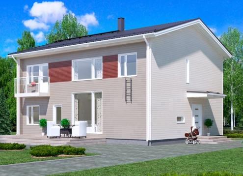 № 1223 Купить Проект дома Водпекер 164 Т 1. Закажите готовый проект № 1223 в Кемерово, цена 59040 руб.