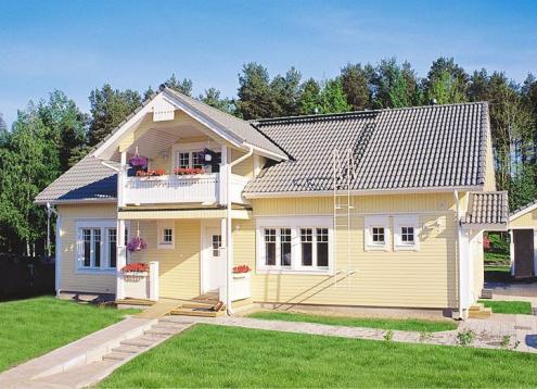 № 1226 Купить Проект дома Котикартано 165 (111). Закажите готовый проект № 1226 в Кемерово, цена 59400 руб.