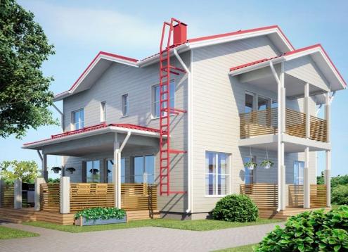 № 1239 Купить Проект дома Ратихера 173 Б. Закажите готовый проект № 1239 в Кемерово, цена 62280 руб.