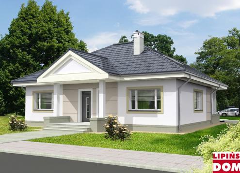 № 1307 Купить Проект дома Люси 4. Закажите готовый проект № 1307 в Кемерово, цена 35640 руб.