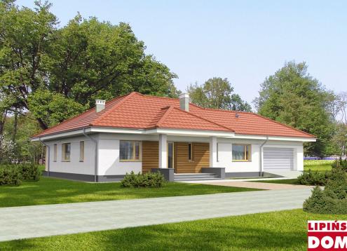 № 1351 Купить Проект дома Милтон. Закажите готовый проект № 1351 в Кемерово, цена 47048 руб.