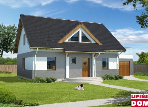 № 1364 Купить Проект дома Липинси Пассивный дом 1. Закажите готовый проект № 1364 в Кемерово, цена 46451 руб.