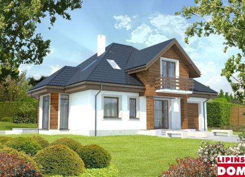 № 1442 Купить Проект дома Диджонский. Закажите готовый проект № 1442 в Кемерово, цена 46570 руб.