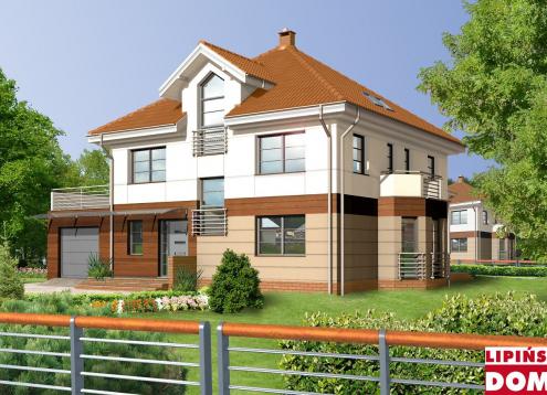 № 1444 Купить Проект дома Севилья. Закажите готовый проект № 1444 в Кемерово, цена 54400 руб.
