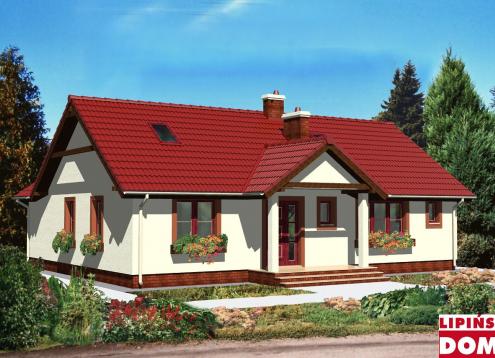 № 1548 Купить Проект дома Баден. Закажите готовый проект № 1548 в Кемерово, цена 41962 руб.