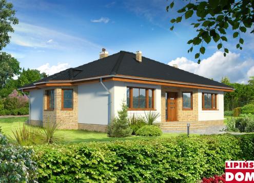 № 1551 Купить Проект дома Капри. Закажите готовый проект № 1551 в Кемерово, цена 39906 руб.