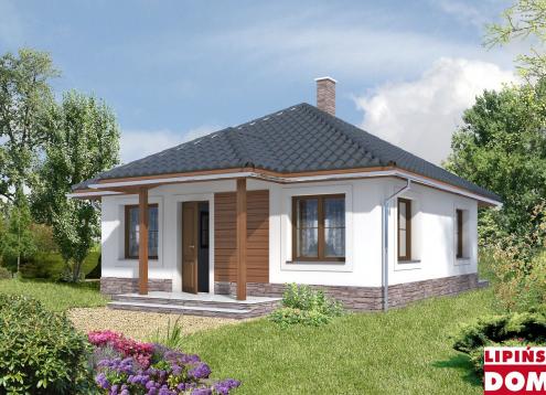 № 1556 Купить Проект дома Роузвиль. Закажите готовый проект № 1556 в Кемерово, цена 18400 руб.