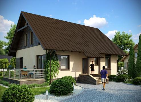 № 1562 Купить Проект дома Казимирзов. Закажите готовый проект № 1562 в Кемерово, цена 37224 руб.