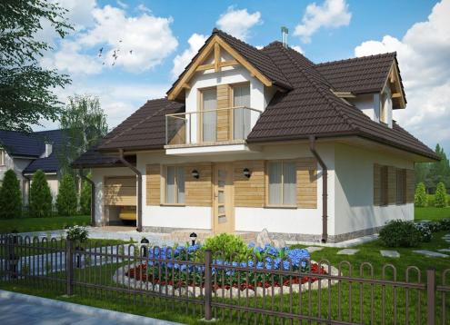 № 1563 Купить Проект дома Барт. Закажите готовый проект № 1563 в Кемерово, цена 41508 руб.