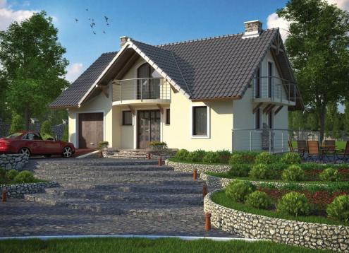 № 1571 Купить Проект дома Садогора. Закажите готовый проект № 1571 в Кемерово, цена 41796 руб.