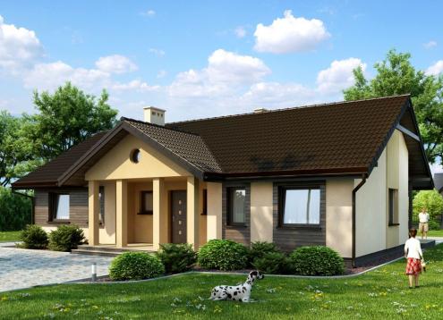 № 1574 Купить Проект дома Виснич. Закажите готовый проект № 1574 в Кемерово, цена 38196 руб.