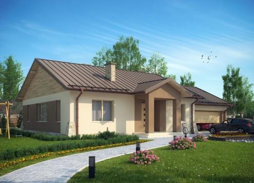 № 1582 Купить Проект дома Родостово Джи. Закажите готовый проект № 1582 в Кемерово, цена 57780 руб.