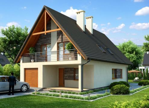 № 1591 Купить Проект дома Потазники. Закажите готовый проект № 1591 в Кемерово, цена 50040 руб.