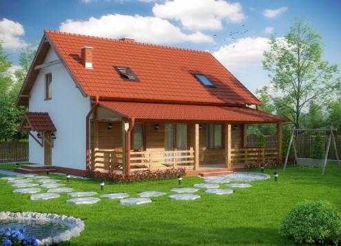 № 1598 Купить Проект дома Зерковице 2. Закажите готовый проект № 1598 в Кемерово, цена 42084 руб.