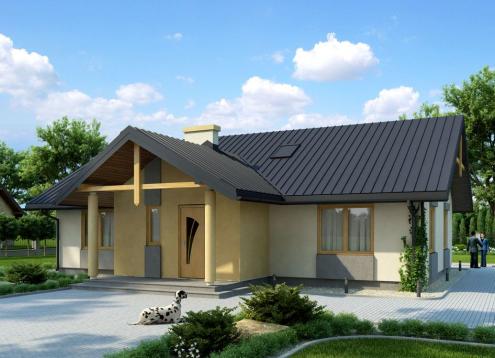№ 1605 Купить Проект дома Злоценец. Закажите готовый проект № 1605 в Кемерово, цена 41292 руб.