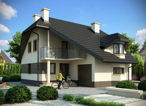№ 1606 Купить Проект дома Радушов. Закажите готовый проект № 1606 в Кемерово, цена 32436 руб.