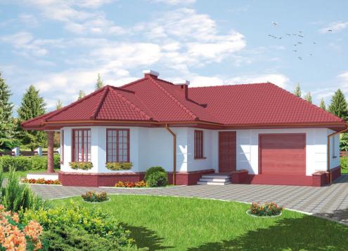 № 1615 Купить Проект дома Лбовь. Закажите готовый проект № 1615 в Кемерово, цена 55332 руб.