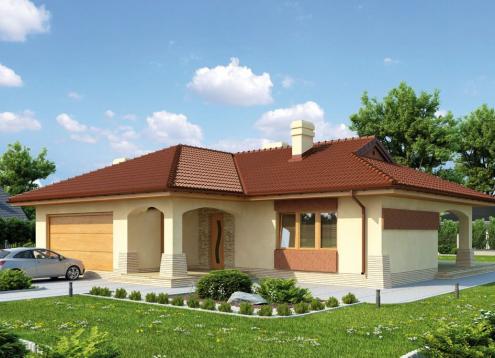 № 1618 Купить Проект дома Горсков 2. Закажите готовый проект № 1618 в Кемерово, цена 62388 руб.