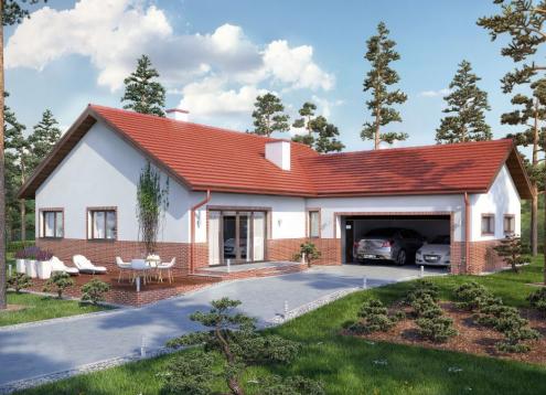 № 1631 Купить Проект дома Сосновика 2. Закажите готовый проект № 1631 в Кемерово, цена 56700 руб.