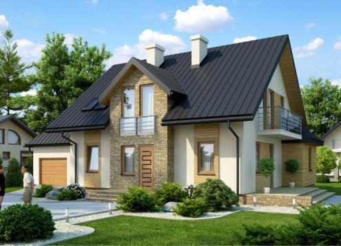 № 1657 Купить Проект дома Храброво Н. Закажите готовый проект № 1657 в Кемерово, цена 52812 руб.