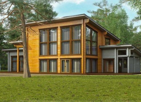 № 1730 Купить Проект дома ЕЛШ  - 261. Закажите готовый проект № 1730 в Кемерово, цена 73800 руб.