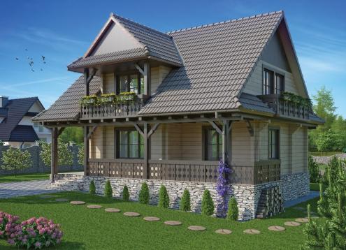 № 1798 Купить Проект дома Элвис. Закажите готовый проект № 1798 в Кемерово, цена 42948 руб.