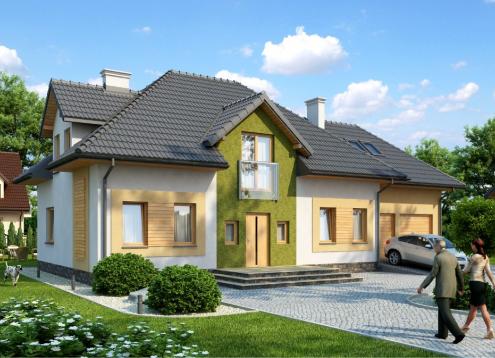 № 1820 Купить Проект дома Астра-2. Закажите готовый проект № 1820 в Кемерово, цена 59256 руб.