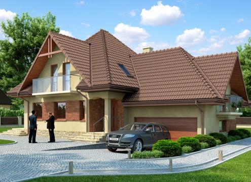 № 1822 Купить Проект дома Вереск-2. Закажите готовый проект № 1822 в Кемерово, цена 53784 руб.
