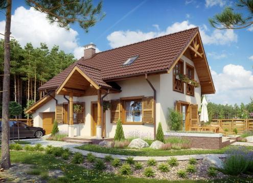 № 1826 Купить Проект дома Нарина. Закажите готовый проект № 1826 в Кемерово, цена 31154 руб.